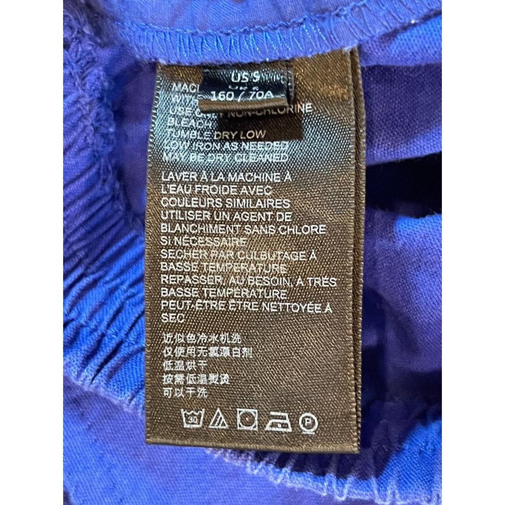 BDG Urban Outfitters Women Athletic Shorts Drawstring Waist 100% Cotton Blue S - Picture 9 of 9